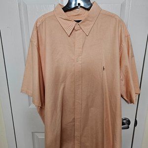 Mens short sleeve Oxford Dress Shirt